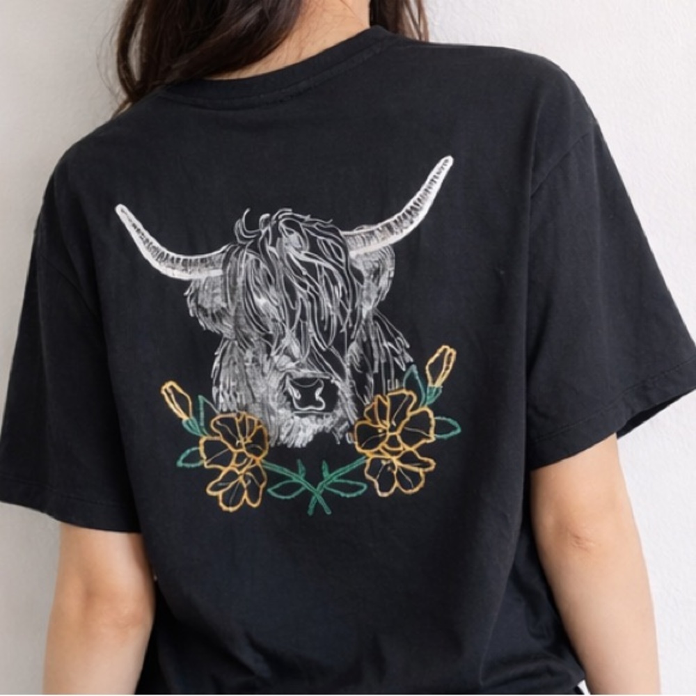 House of Cotton Yak Graphic Tee - Picture 2 of 7